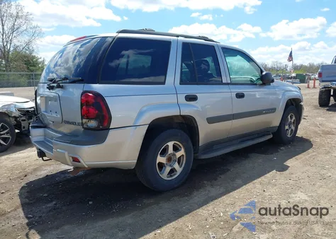 2004 Chevrolet Trailblazer Ls из США, поврежденный, VIN 1GNDT13S942450386
